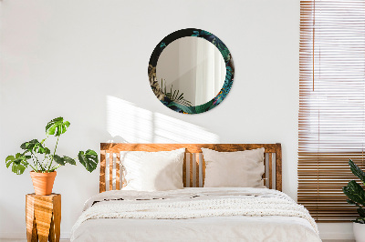 Bedrukte ronde spiegel Bos in de jungle