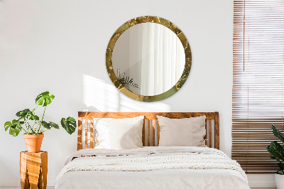 Bedrukte ronde spiegel Metalen wervelingen