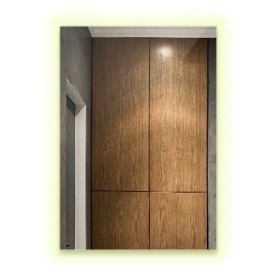 Rechthoekige hangende spiegel met LED-verlichting