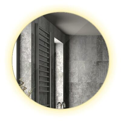 Decoratieve ronde spiegel met LED-verlichting