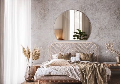 Ronde bijgesneden spiegel modern design