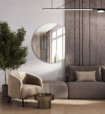 Ronde bijgesneden spiegel modern design