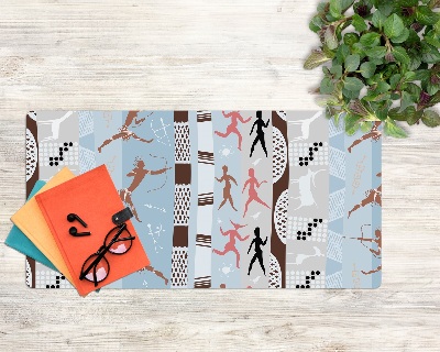 Bureau mat Afrikaanse schilderijen