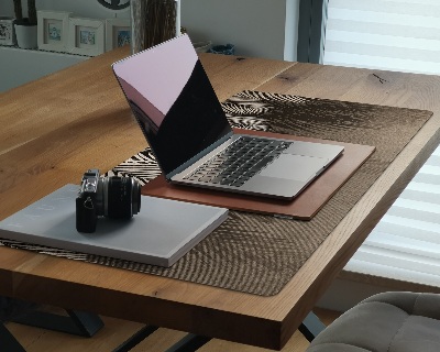 Bureau onderlegger Bladeren en hout