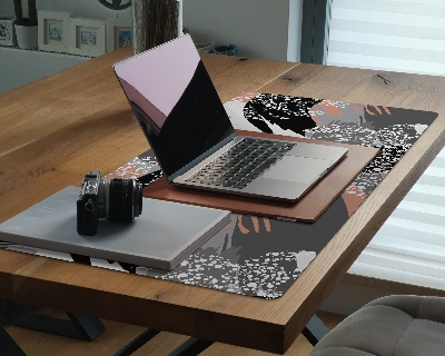 Onderlegger bureau Monstera Abstractie