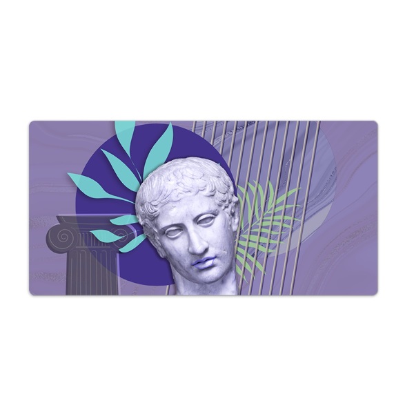 Bureau onderlegger Modernistische beeldhouwkunst