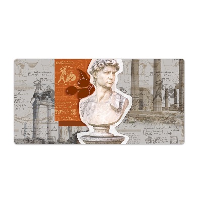 Bureau onderlegger Griekse kattenkunst en beeldhouwkunst