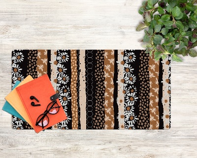 Bureau mat Mozaïek Bloemen Bijen