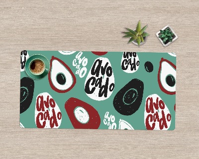 Onderlegger bureau Retro avocado