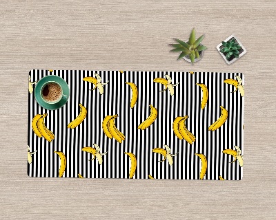 Bureau onderlegger Bananen op de strepen