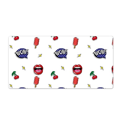 Bureau mat Kersenlippen