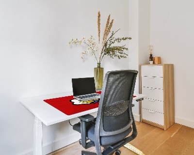 Bureau onderlegger WOW! stripboek