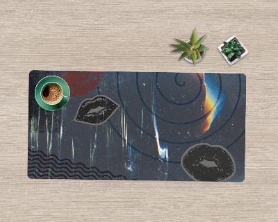 Onderlegger bureau Stoffig patroon