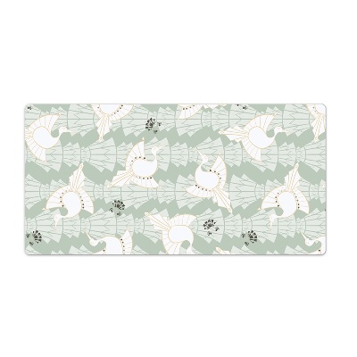 Bureau onderlegger Geometrische vogels