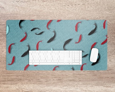 Bureau onderlegger Karper- en golfpatronen