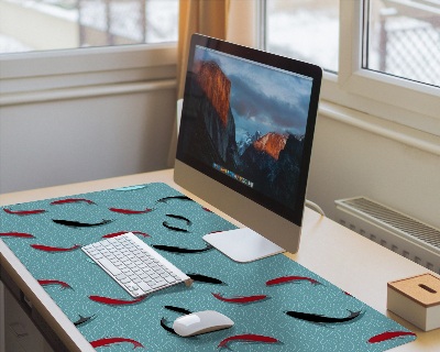 Bureau onderlegger Karper- en golfpatronen