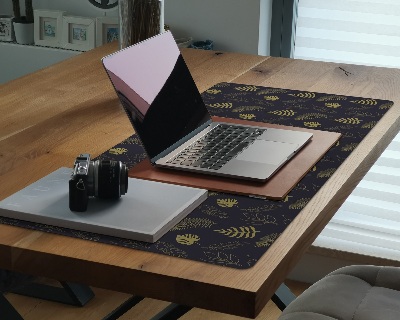 Bureau mat Artistieke decoratieve bladeren