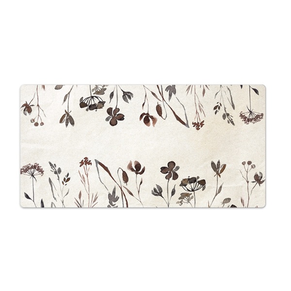 Onderlegger bureau Schaduwen van bloemen