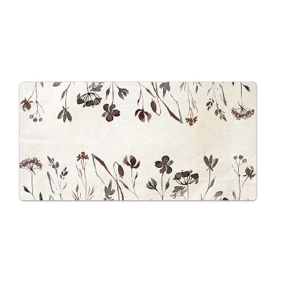 Onderlegger bureau Schaduwen van bloemen