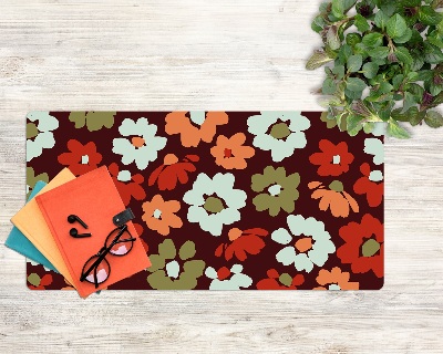 Onderlegger bureau Wilde bloemen