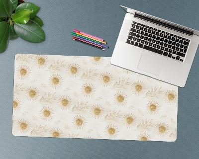 Bureau onderlegger Bladeren van de Gouden Zon