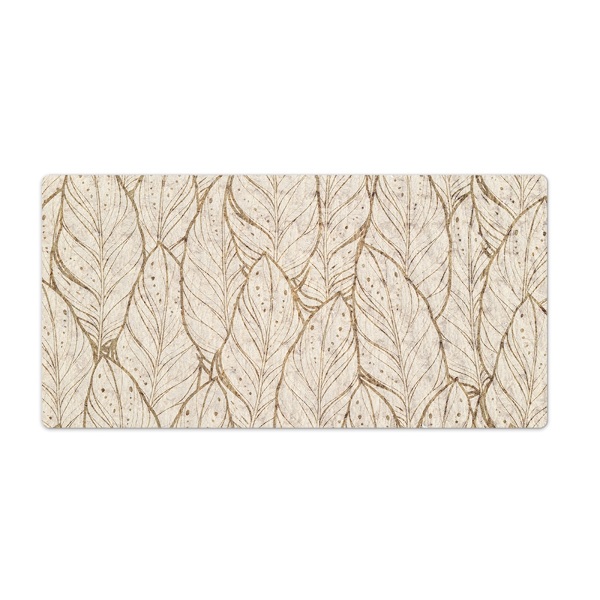 Bureau mat Een compositie van wilde bladeren