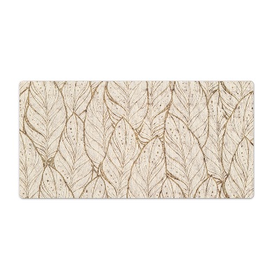 Bureau mat Een compositie van wilde bladeren