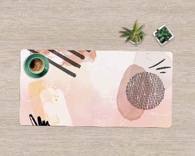 Bureau mat Aquarel Abstractie