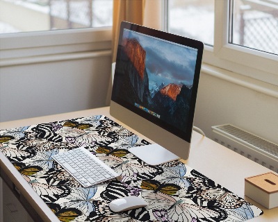 Bureau onderlegger Aquarelvlinders