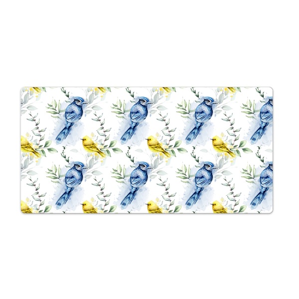 Bureau mat Kleurrijke vogels