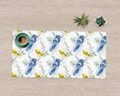 Bureau mat Kleurrijke vogels