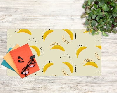 Bureau mat Bananen stippen patches
