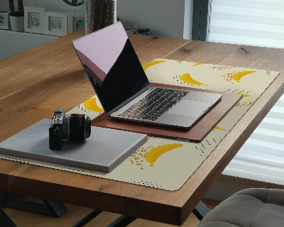 Bureau mat Bananen stippen patches