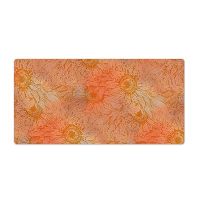 Bureau mat Zonnebloembloemen