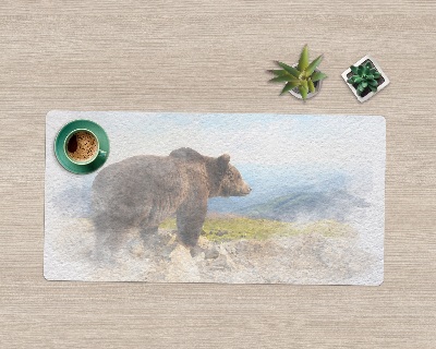 Onderlegger bureau Aquarel Beer