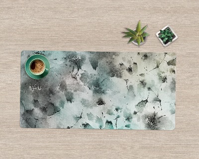 Onderlegger bureau Bloemen Inkt Aquarel