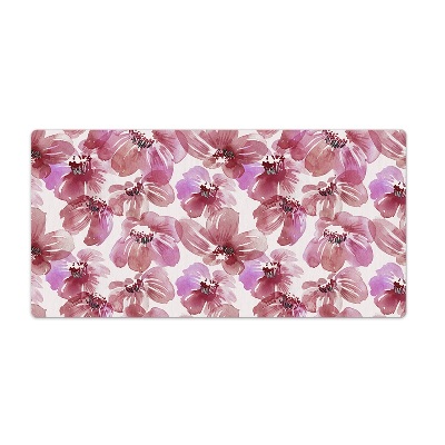 Bureau mat Kleurrijke aquarelbloemen