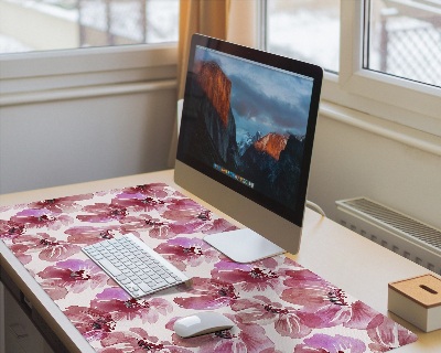 Bureau mat Kleurrijke aquarelbloemen