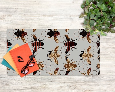 Onderlegger bureau Honingraatbijen