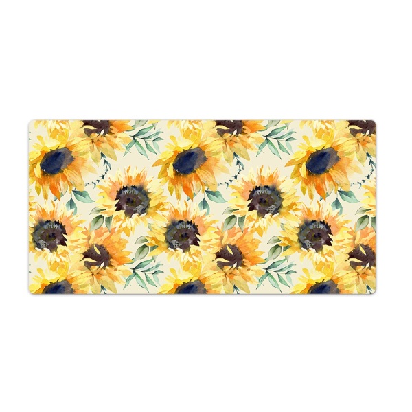 Onderlegger bureau Gouden Zonnebloemen