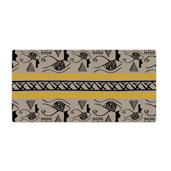 Bureau mat Egyptische hiërogliefen