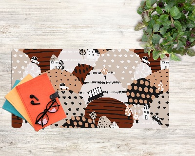 Bureau onderlegger Illustratie van de stad