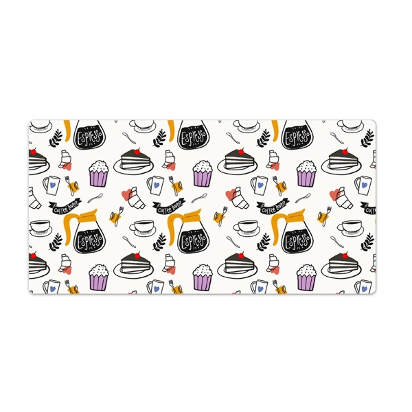 Onderlegger bureau Koffieliefhebbers