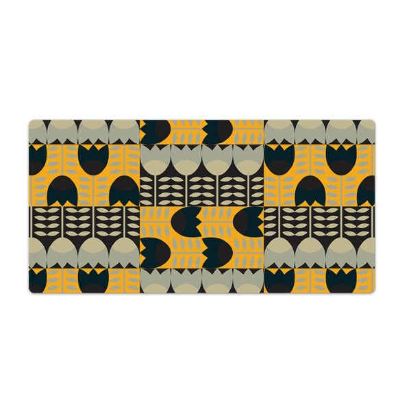 Onderlegger bureau Tulpen borduurpatroon