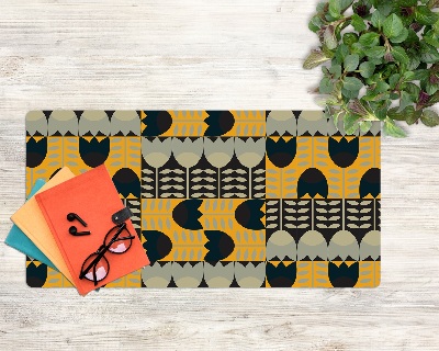 Onderlegger bureau Tulpen borduurpatroon