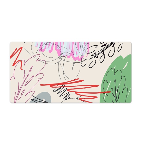 Bureau mat Abstract gekrabbel