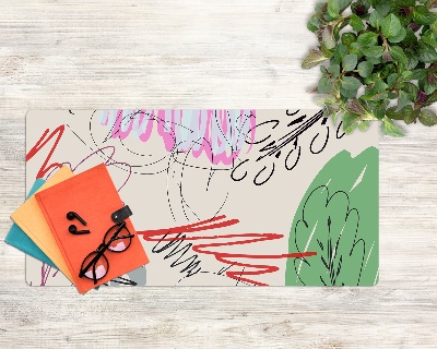 Bureau mat Abstract gekrabbel