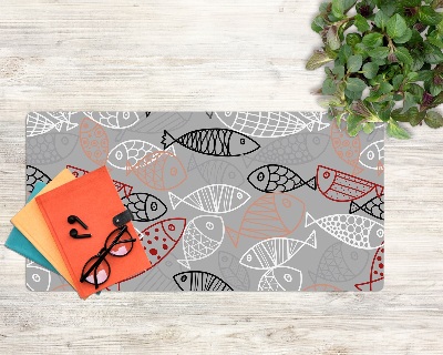 Onderlegger bureau Vis aquarium