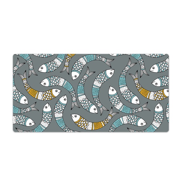 Bureau mat Griekse vis