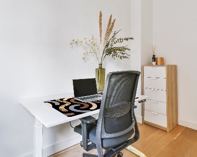 Onderlegger bureau Amandel doodles